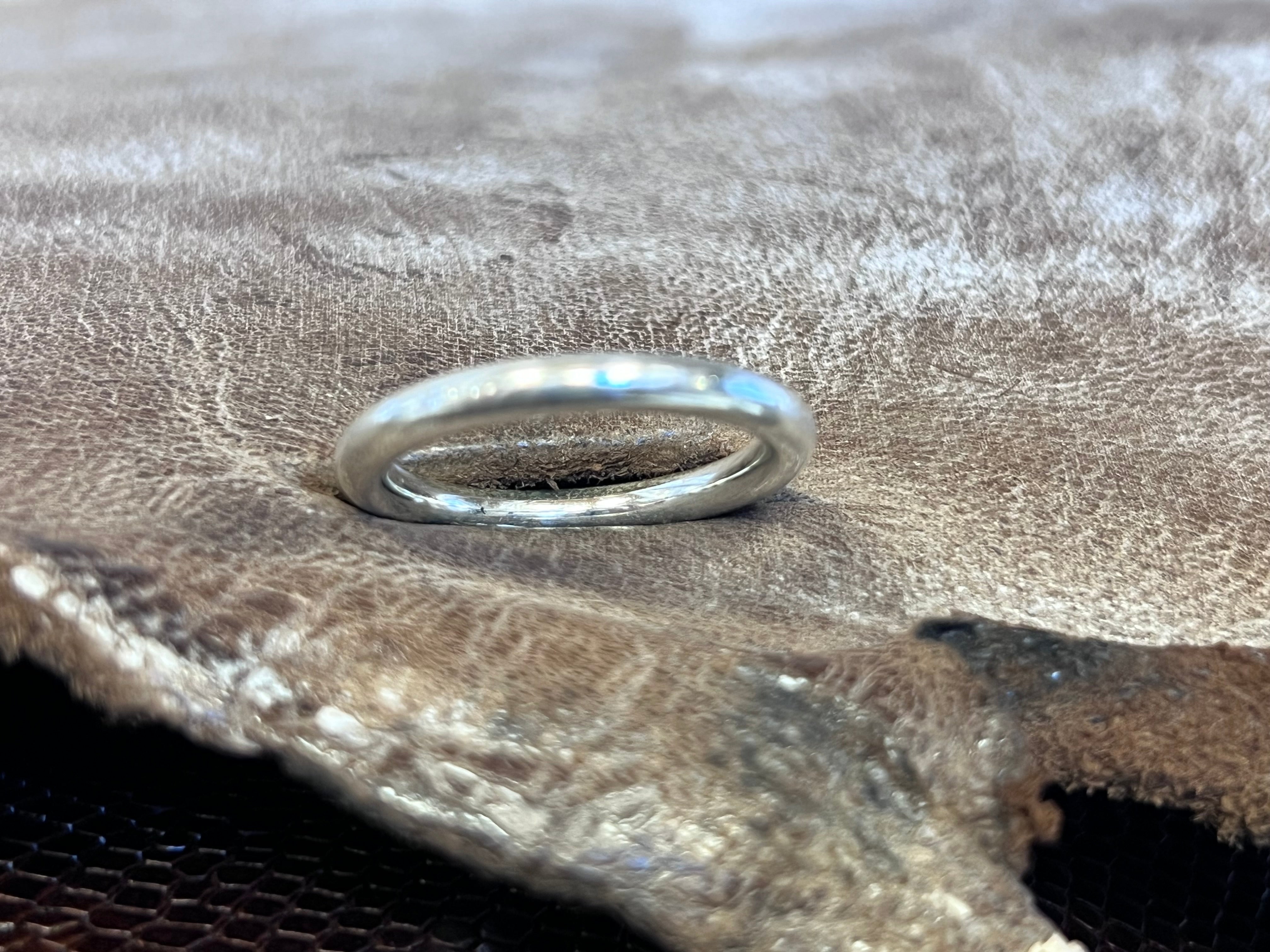 Sølv ring 3 mm blank
