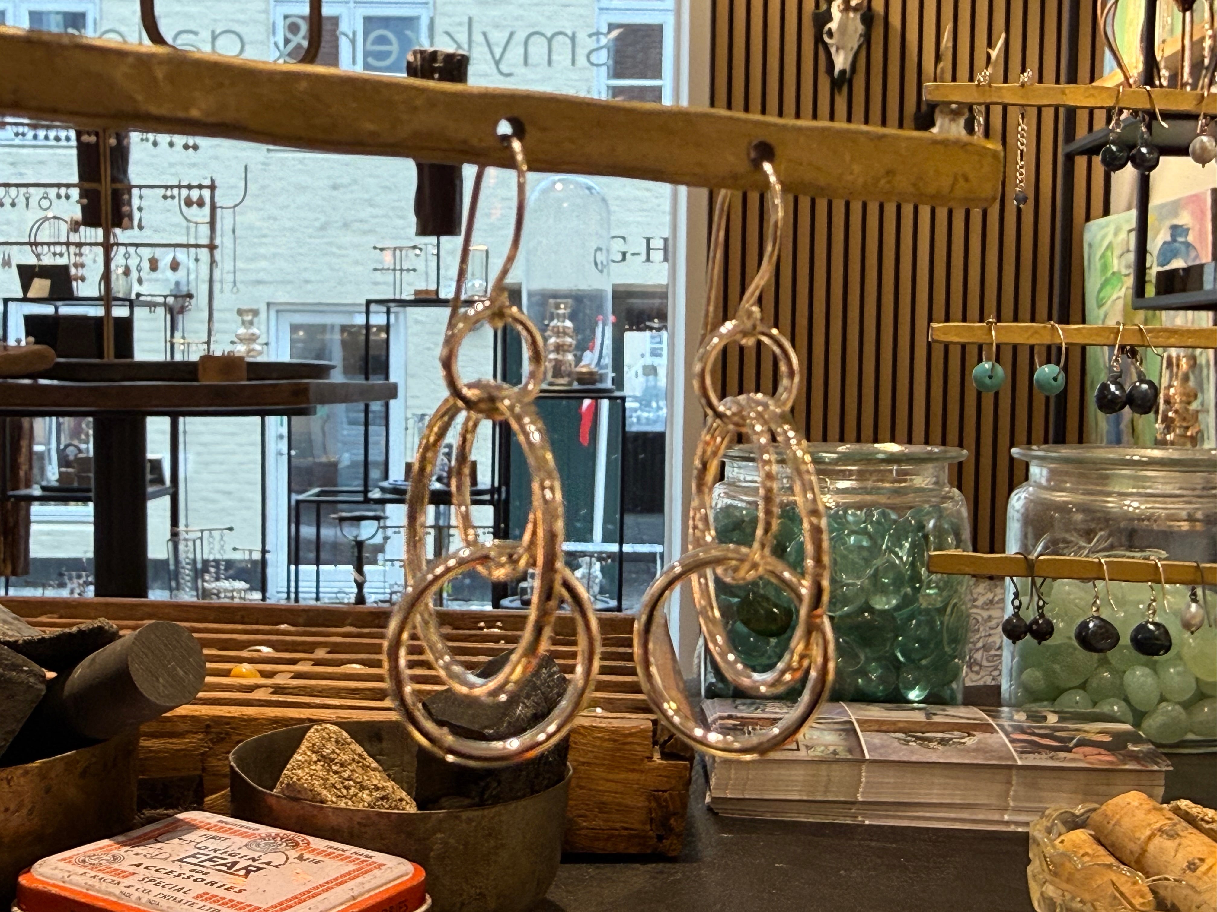 Ringe i ringe ørehængere 4 ringe