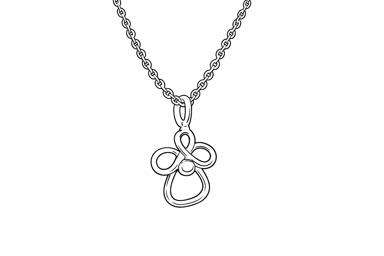 Vesterhavs guld mini engel med et hjerte af guld