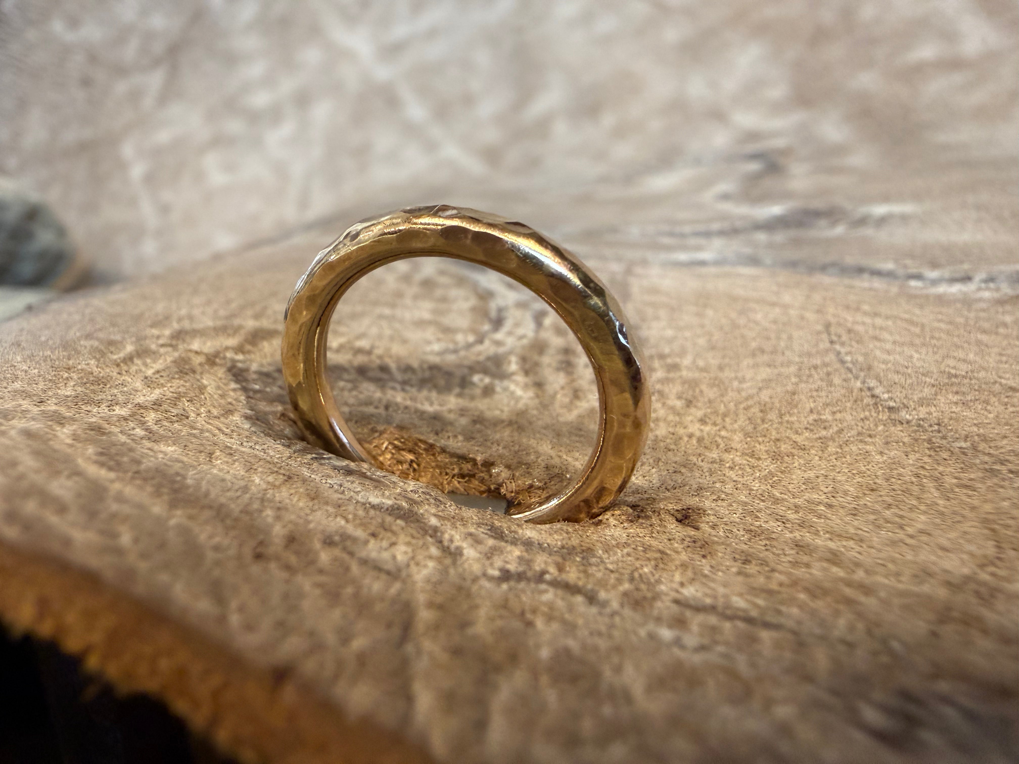 Personlig Keilberg-ring lille med dit eget guld