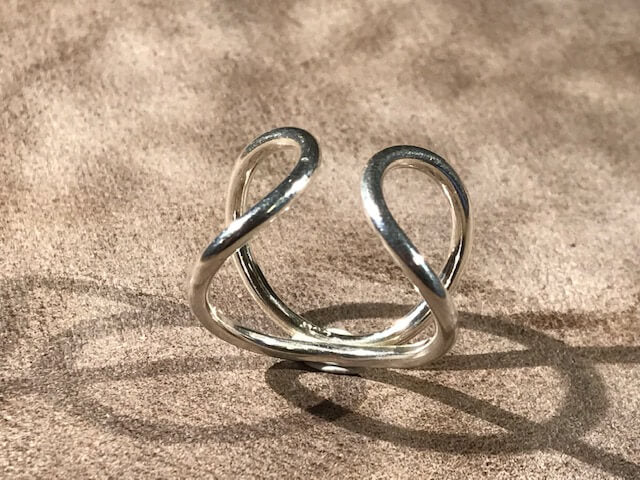 Fregat sølv ring